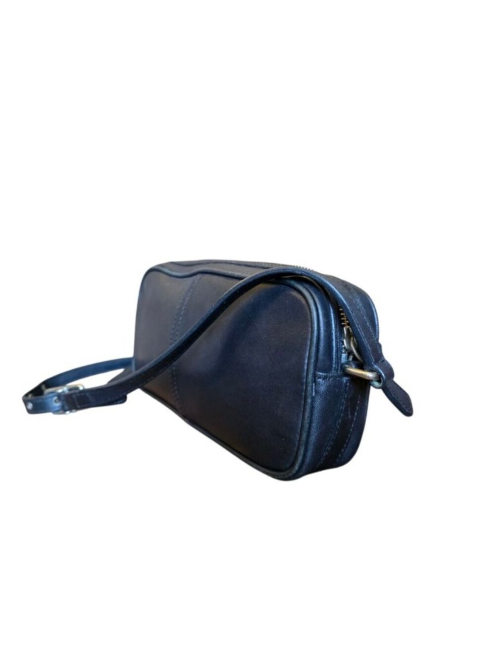 Vintage Y2K Coach 9589 Black Leather Legacy West Mini Camera Crossbody Bag - Picture 9 of 16
